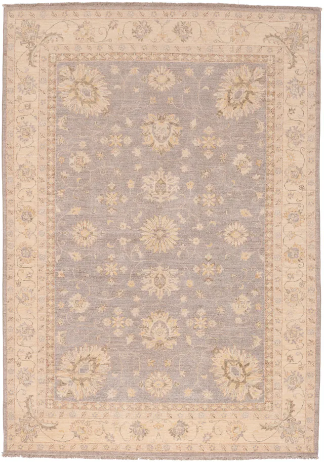 Garous / Ziegler design Rug – Pale Grey, 244 × 168 cm