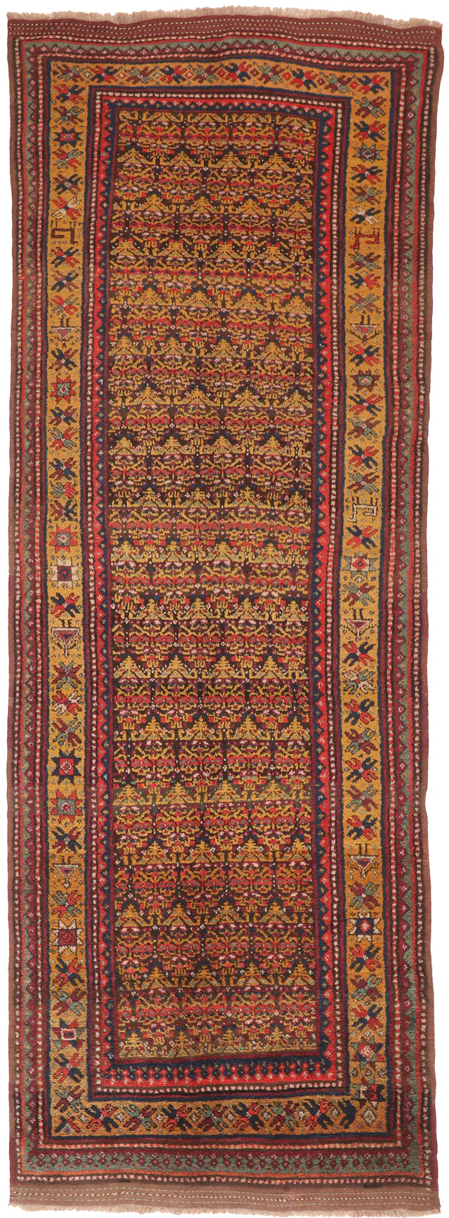 Kurdi Ghochan in Orange, 394 × 135 cm