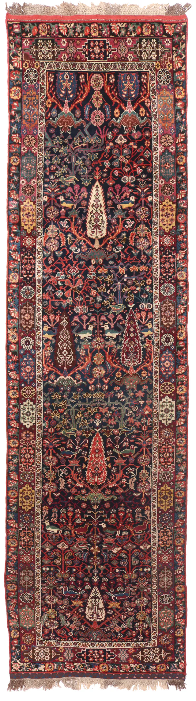 Antique Caucasian Gharebagh Runner circa 1900, 387 × 96 cm