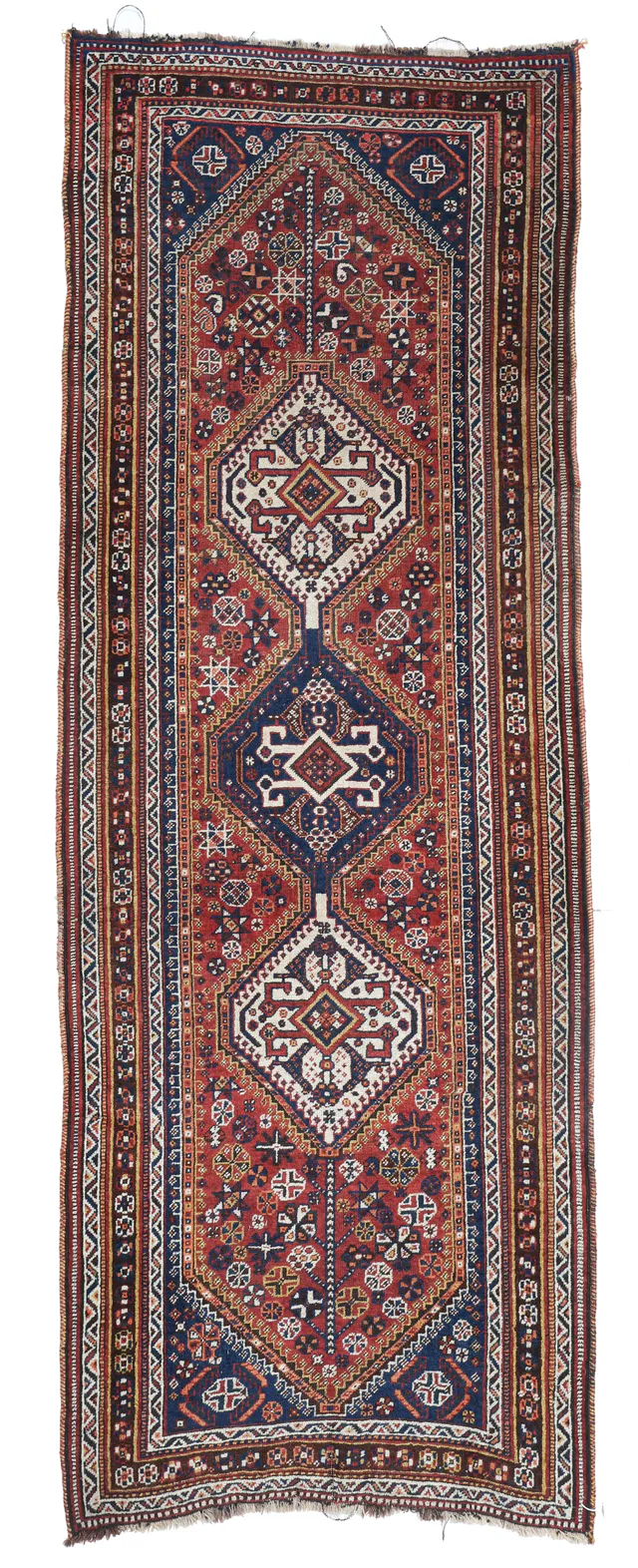 Antique Kashgai Qashqai Runner – circa 1930, 288 × 106 cm