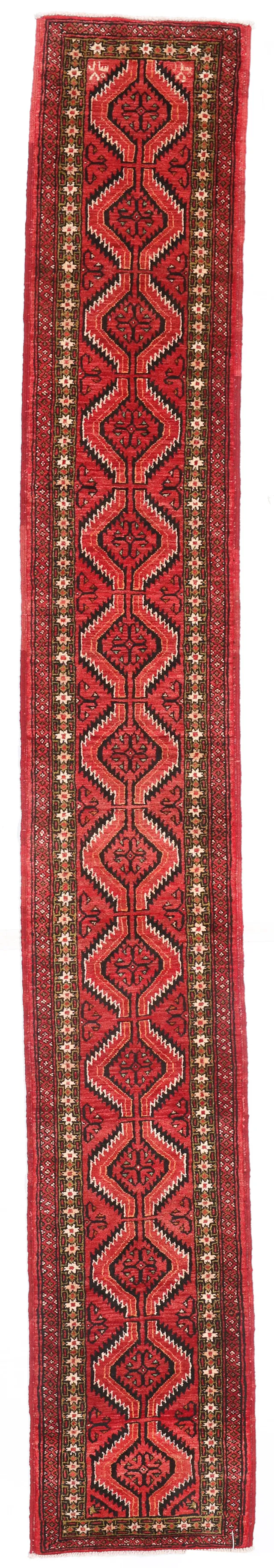 Balouch Baluch Runner Rug, 393 × 48 cm