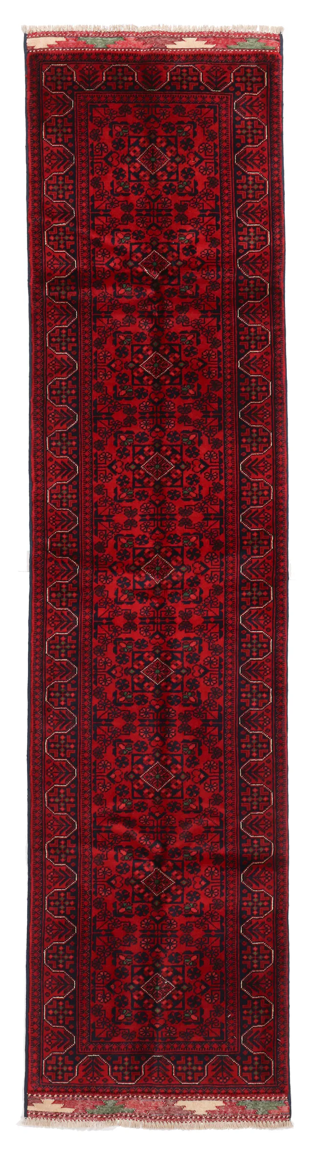 Khal Mohammad Afghan Runner – 8'2 x 2, 252 × 61 cm