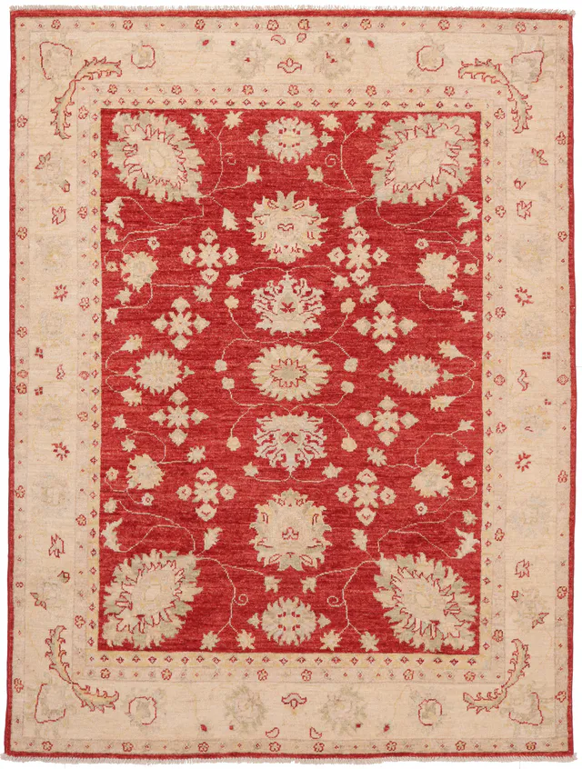 Garous / Ziegler design Rug – Red, 197 × 150 cm