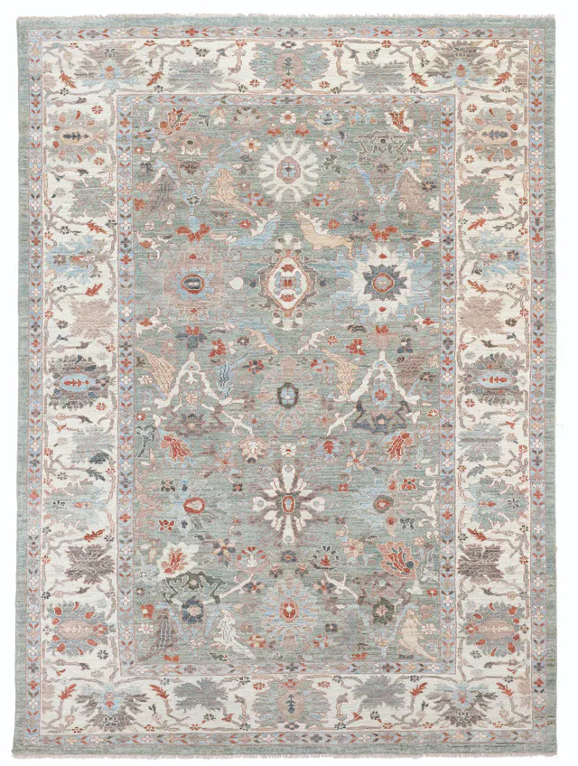 Persian Sultanabad Rug – 12 x 8'4, 367 × 257 cm