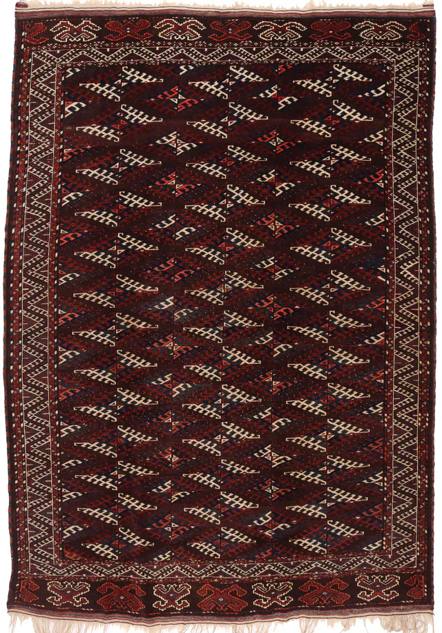 Antique Turkmen/Turkoman Yomut Carpet circa 1910, 290 × 200 cm