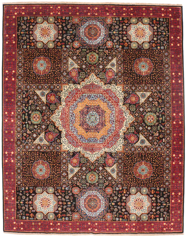Mamluk design rug 10'1 x 8, 310 × 244 cm