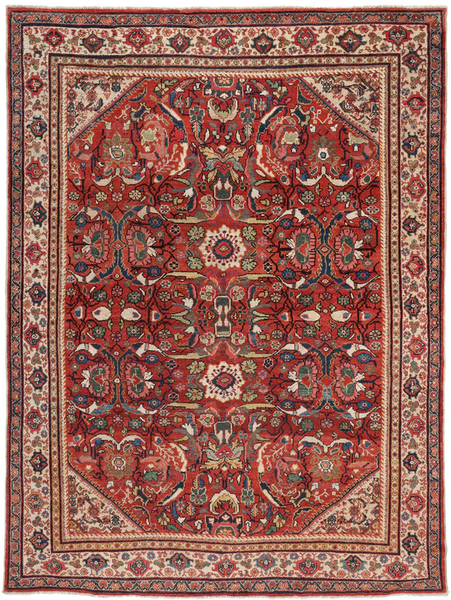Antique Persian Mahal Rug – circa 1900, 332 × 247 cm