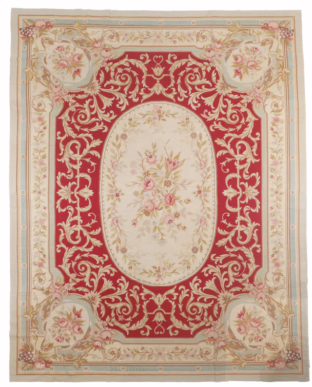Needlepoint Design Rug, 348 × 272 cm