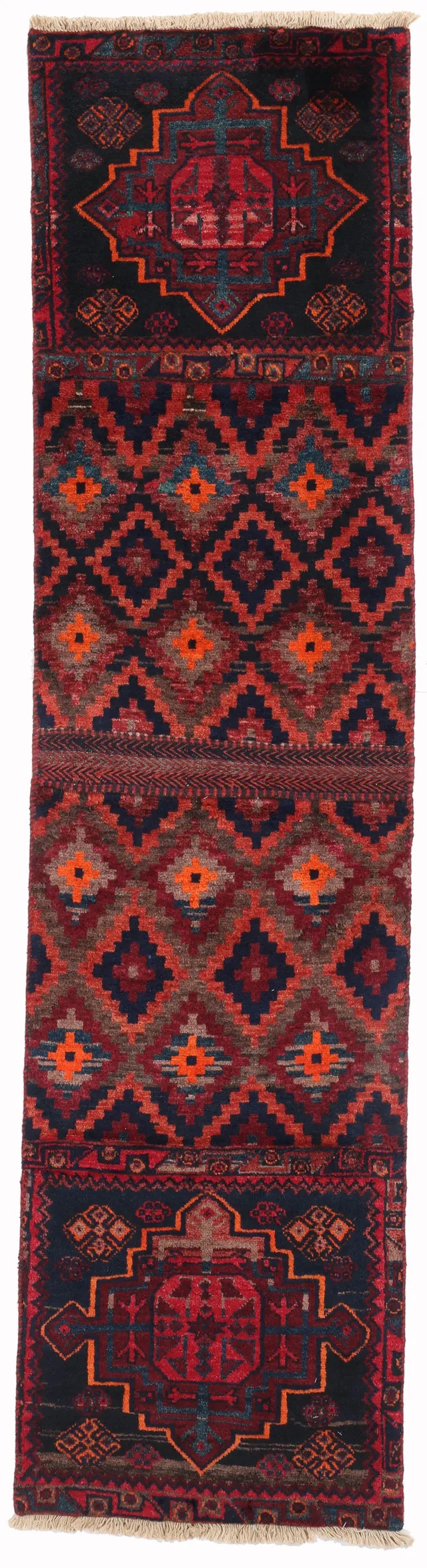 Persian Afshar Runner, 254 × 65 cm