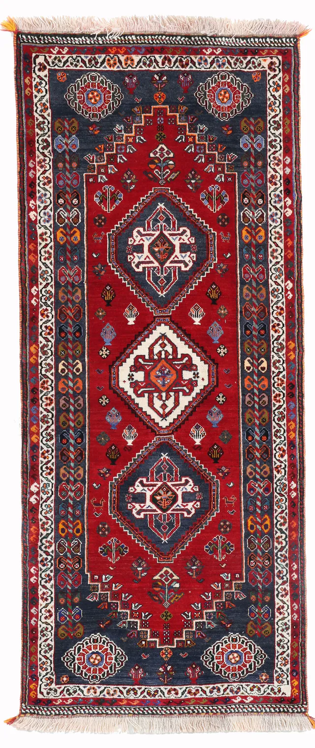 Fine Kashgai / Qashgai Runner, 197 × 76 cm