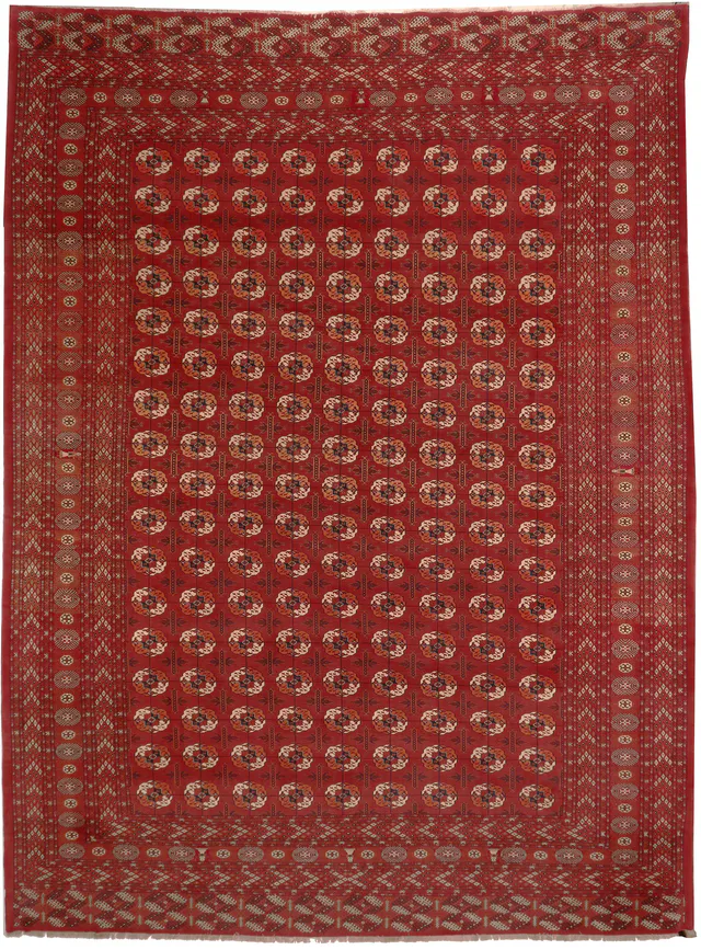 Turkmen/Turkoman Rug, 581 × 430 cm