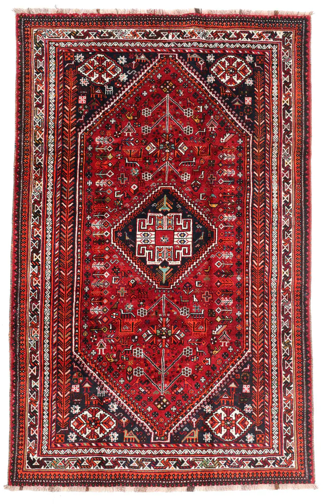 Persian Kashgai / Qashgai Rug – 9 x 5'4, 277 × 167 cm