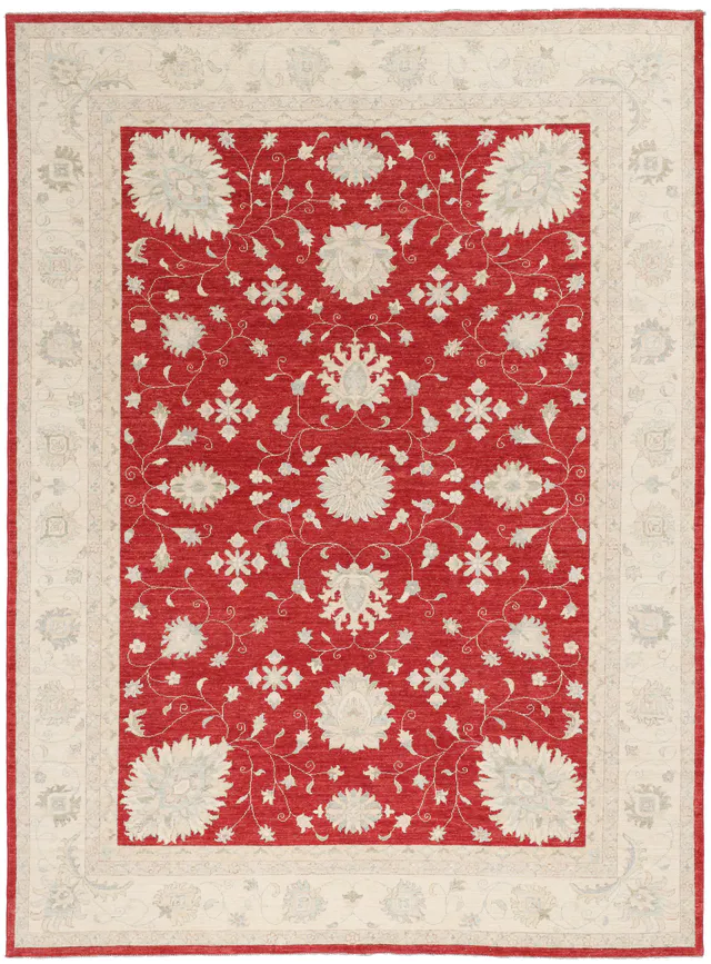 Garous / Ziegler Design Rug – Red, 336 × 248 cm