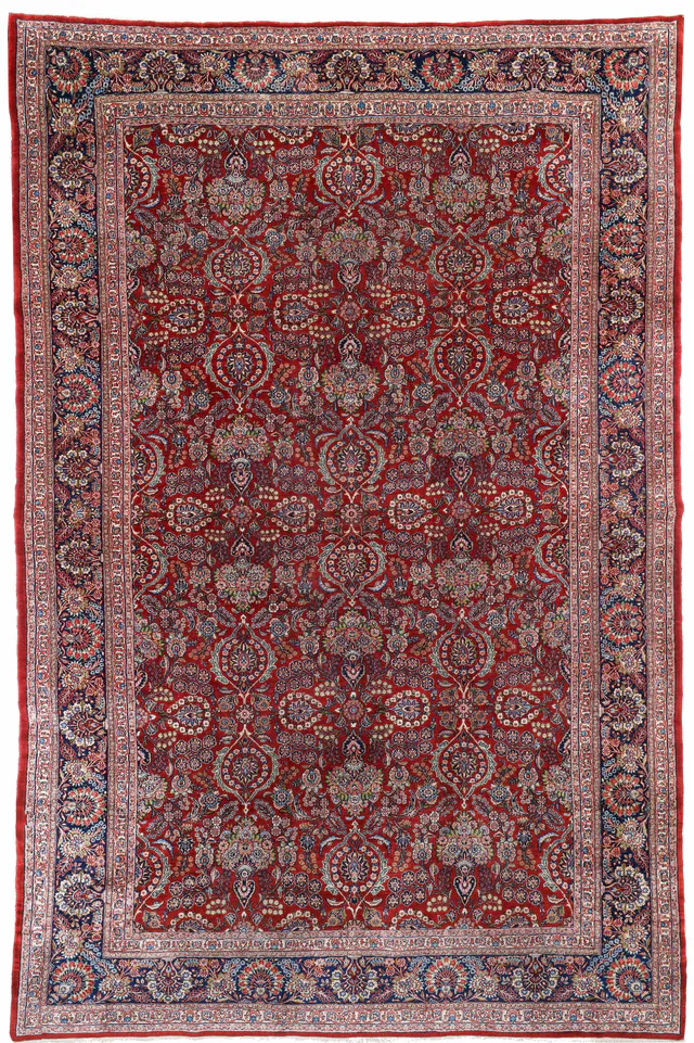 Persian Ekbatan Red Rug, 505 × 320 cm