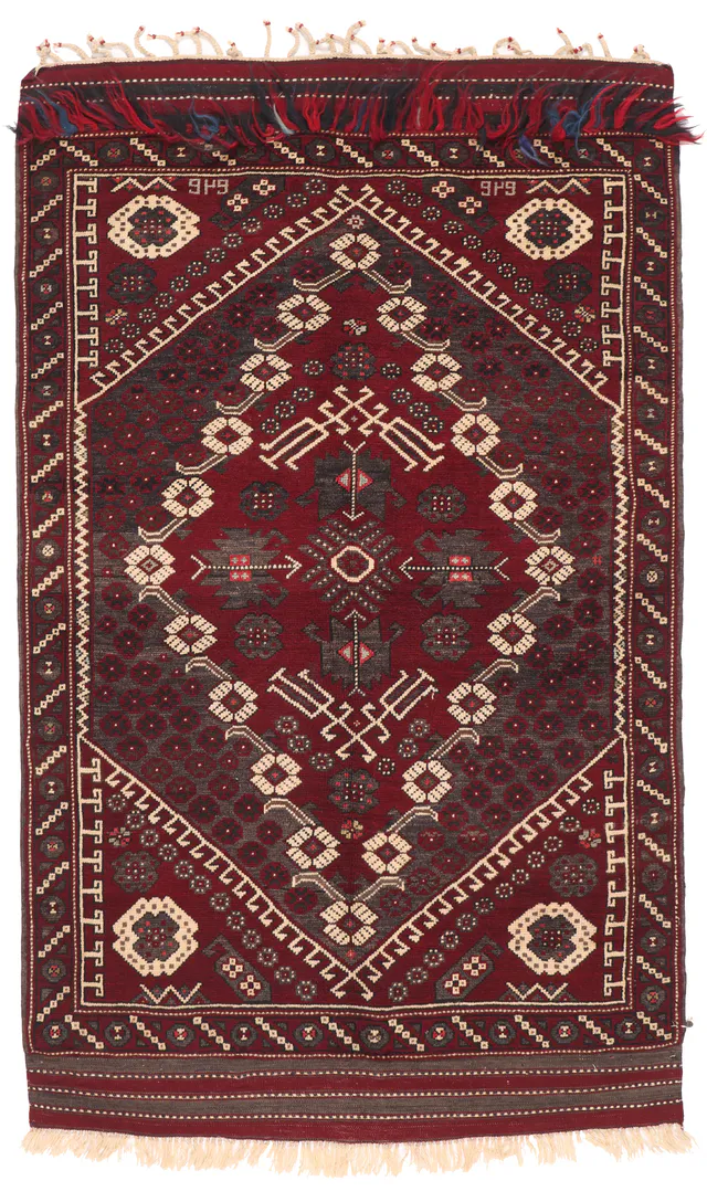 Antique Bergama rug – circa 1930, 159 × 96 cm