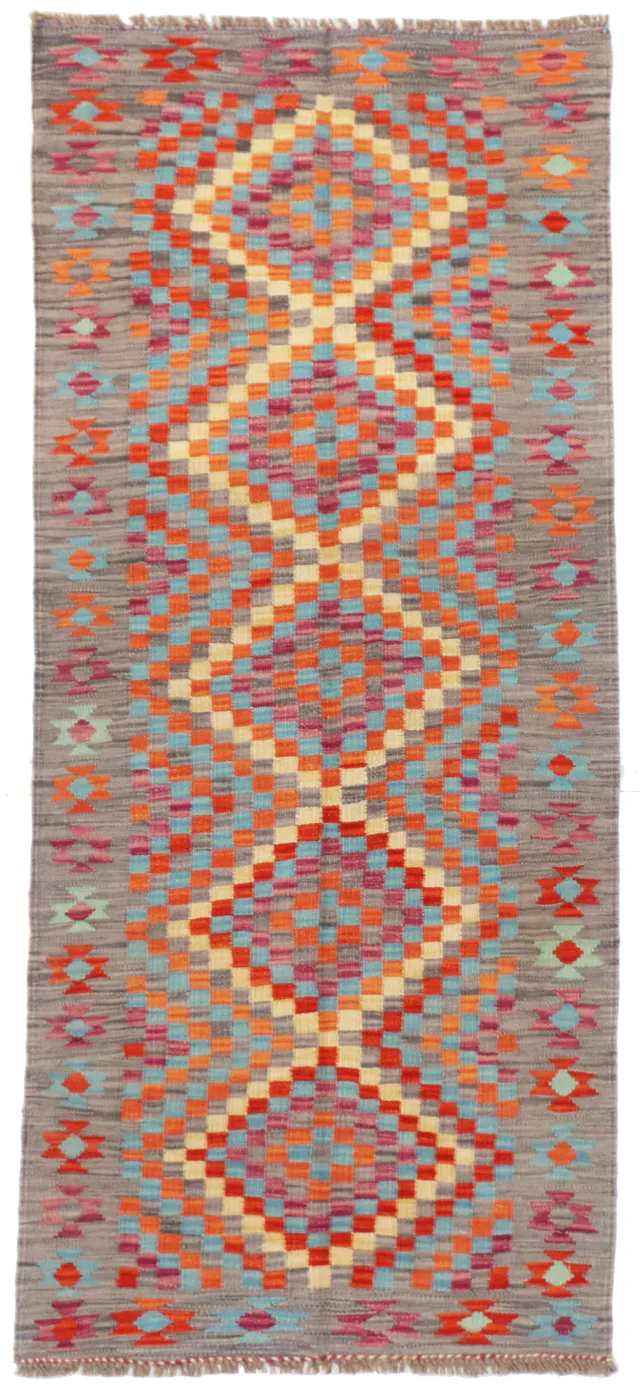 Shirvan Runner Kilim in, 191 × 78 cm