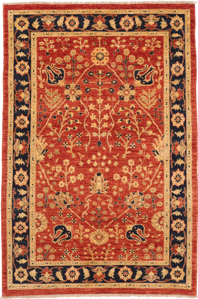 Garous / Ziegler design Rug – Terracotta, 176 × 120 cm