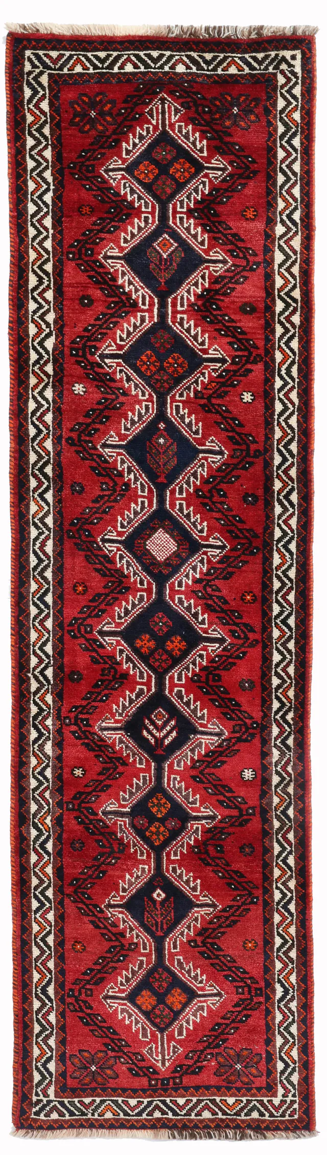 Persian Fine Shiraz Red Runner, 280 × 73 cm