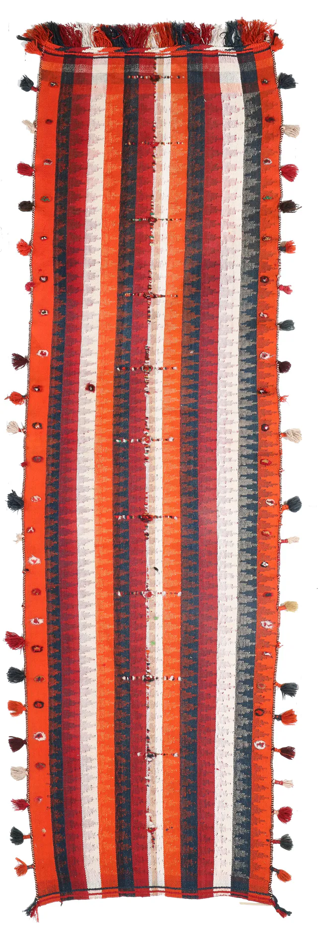 Kashgai Qashgai Jajim Kilim Runner, 370 × 104 cm