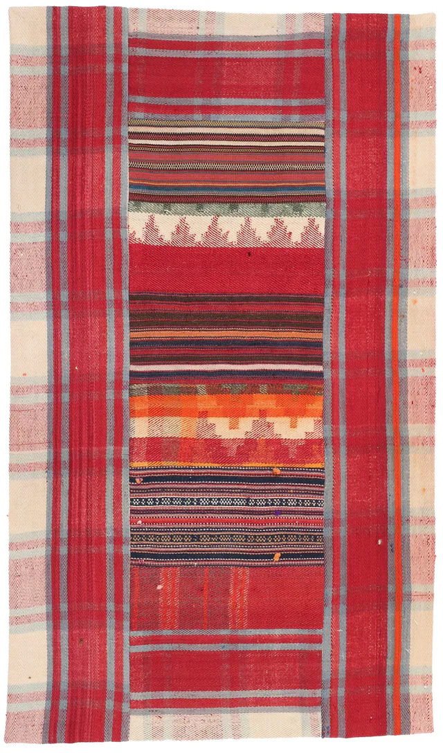 Persian Cheltekeh / Patchwork rug, 121 × 73 cm