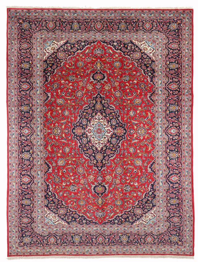 Keshan / Kashan Design Rug, 340 × 247 cm