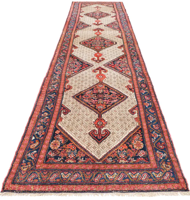 Persian Malayer runner rug, 435 × 96 cm