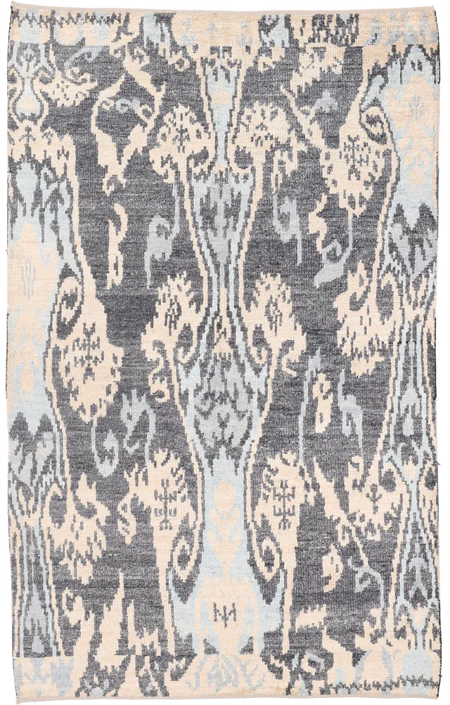 Sari Silk grey rug, 239 × 149 cm