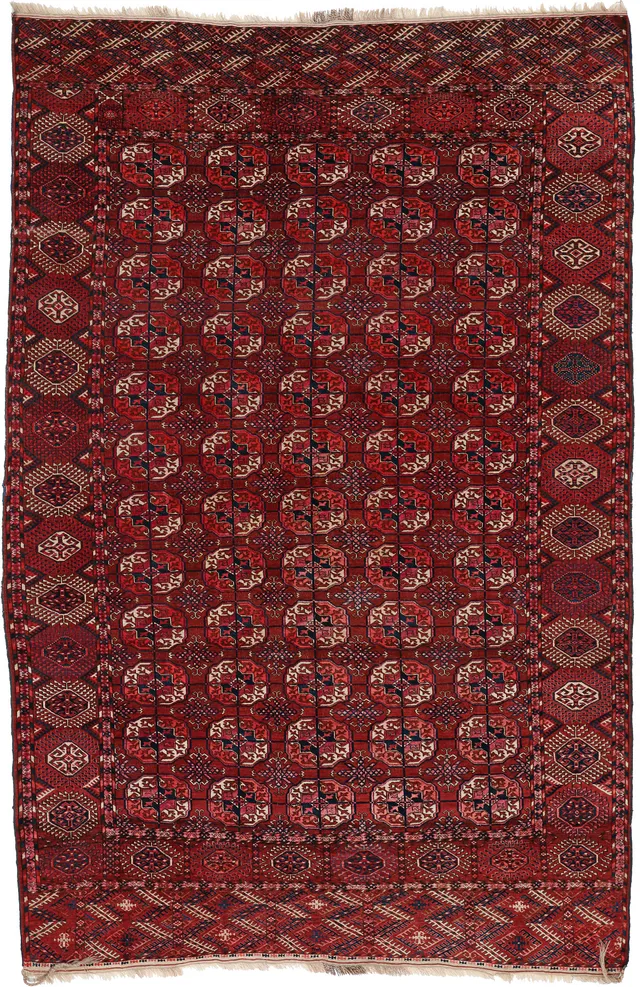 Turkmen/Turkoman Tekke Rug circa 1900, 310 × 212 cm