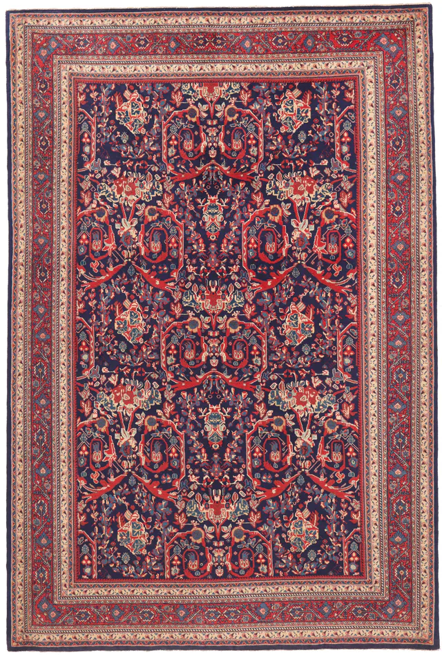 Antique Saruk / Sarouk Rug Pair, 203 × 135 cm