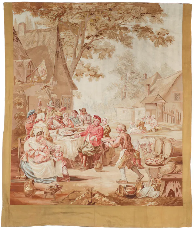 Antique Dutch Tapestry circa 1780, 258 × 217 cm