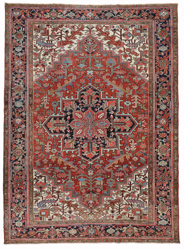Antique Heriz Rug – circa 1940, 361 × 274 cm