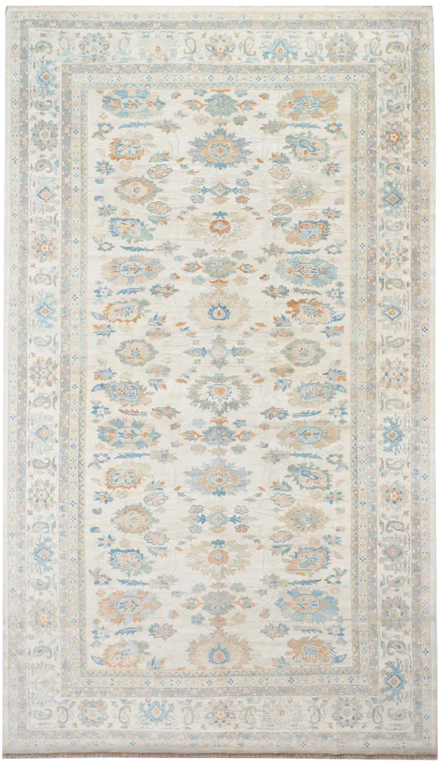 Persian Sultanabad Rug – 15 x 8'3, 458 × 256 cm