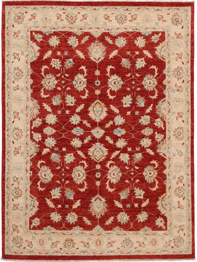Garous / Ziegler Design Rug – Red, 196 × 147 cm