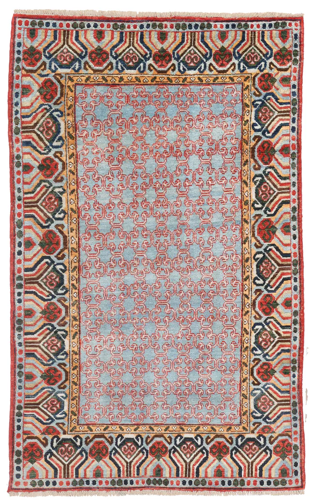 Khotan Samarkand Design Part Silk, 183 × 113 cm