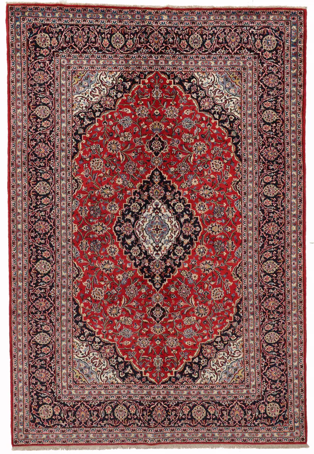 Keshan/Kashan Design Rug, 305 × 198 cm