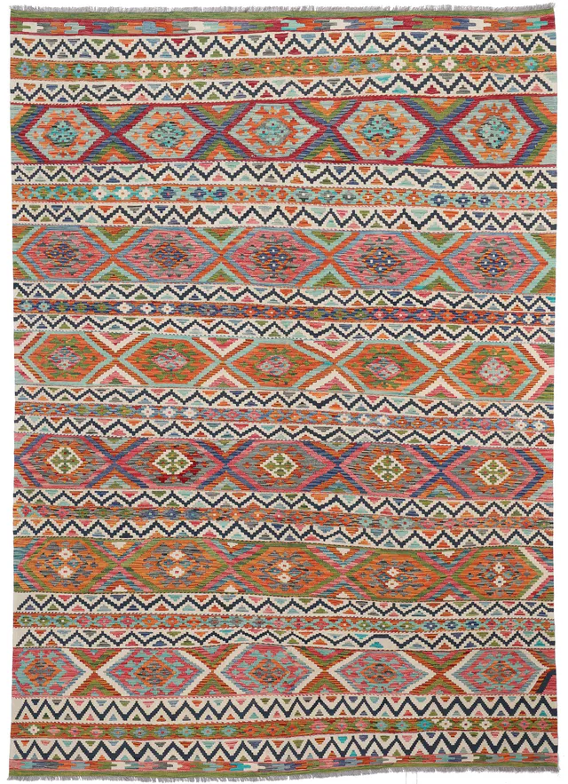 Shirvan Kilim Rug, 346 × 243 cm