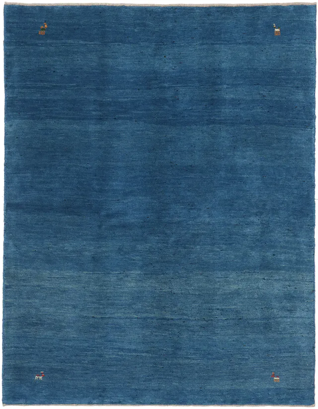 Persian Gabbeh Blue, 200 × 155 cm