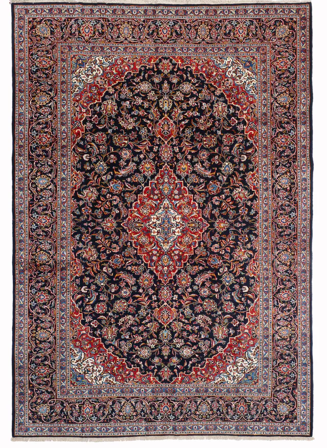 Persian Kashan / Keshan Rug, 360 × 238 cm