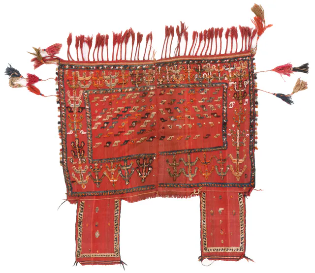 Horse Saddle Kashgai circa 1960 in, 167 × 162 cm