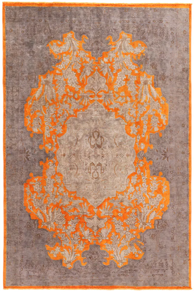 Persian Tabriz vintage / overdyed, 266 × 175 cm
