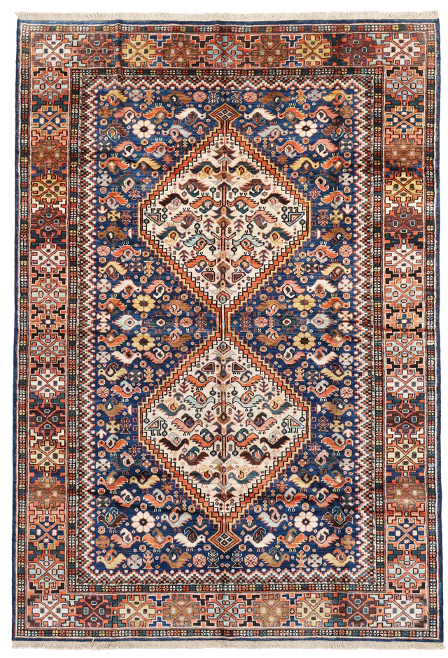 Fine Shirvan design rug in, 241 × 169 cm