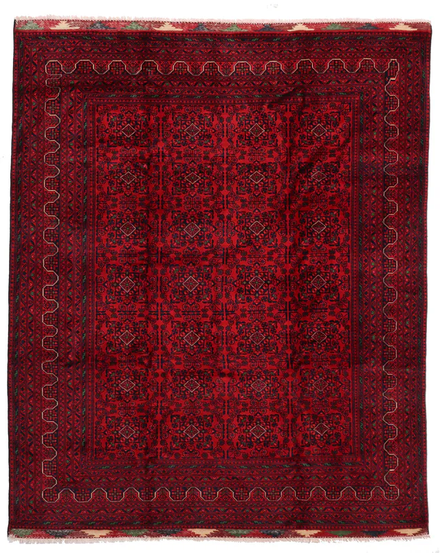 Afghan Khal Mohammad Rug, 237 × 201 cm