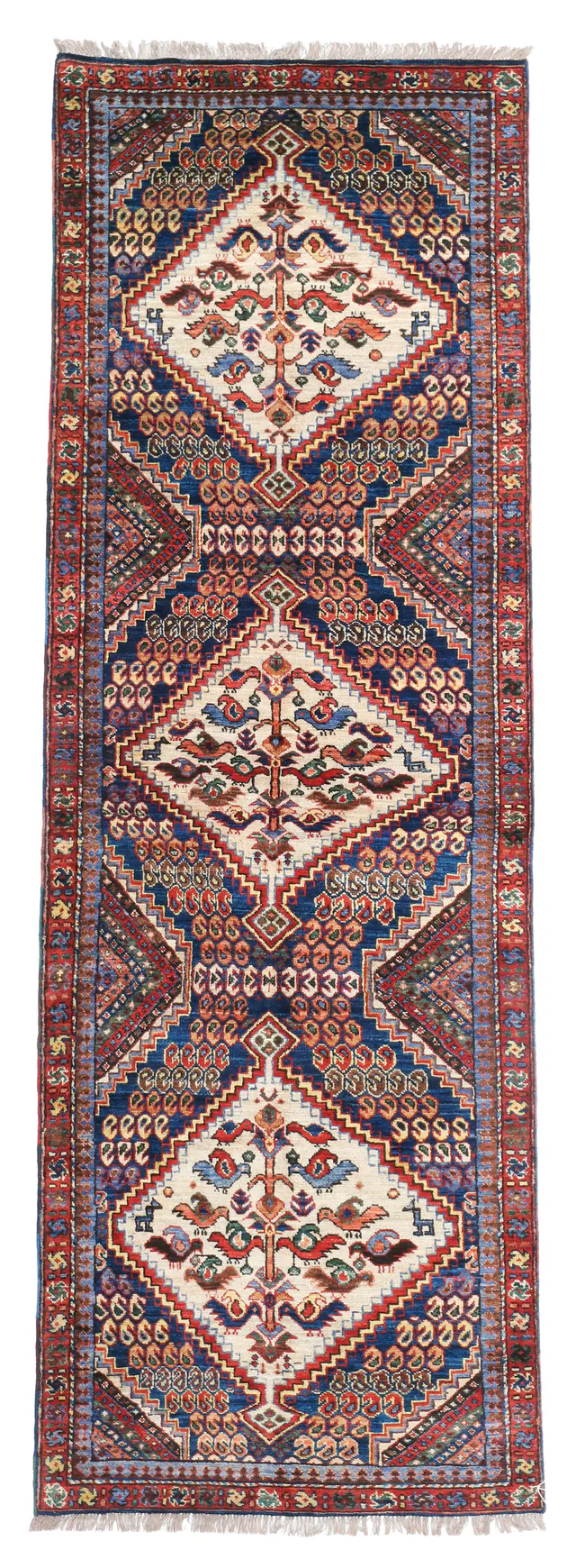 Shirvan Navy Runner, 249 × 84 cm