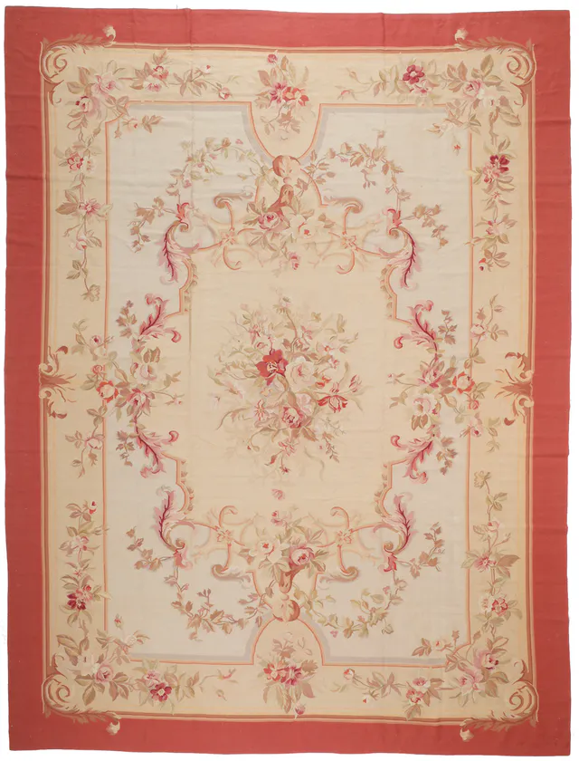 Aubusson rug 13'4 x 10, 410 × 305 cm