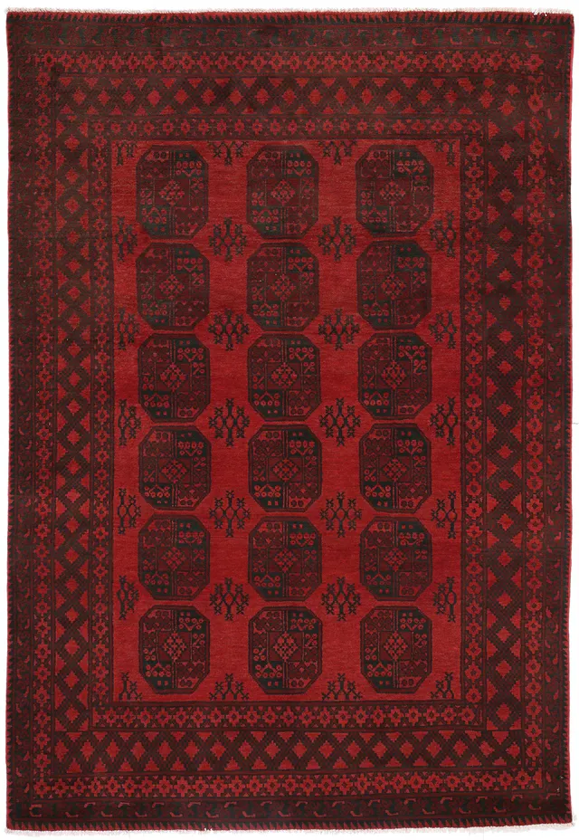 Afghan Akcheh/ Aqche / Aqcha rug, 295 × 203 cm