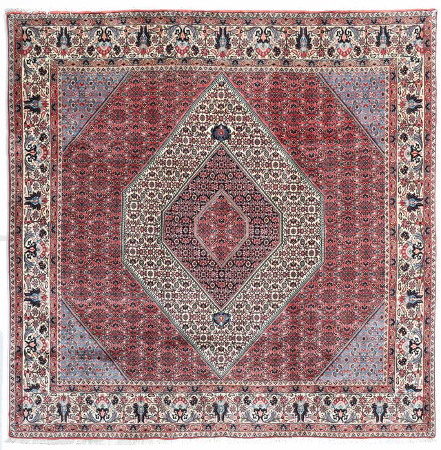 Fine Bidjar/Bijar Square Rug, 249 × 243 cm