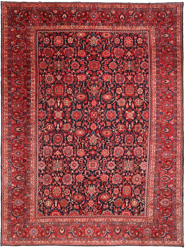 Nanaj Rug – Red, 436 × 327 cm