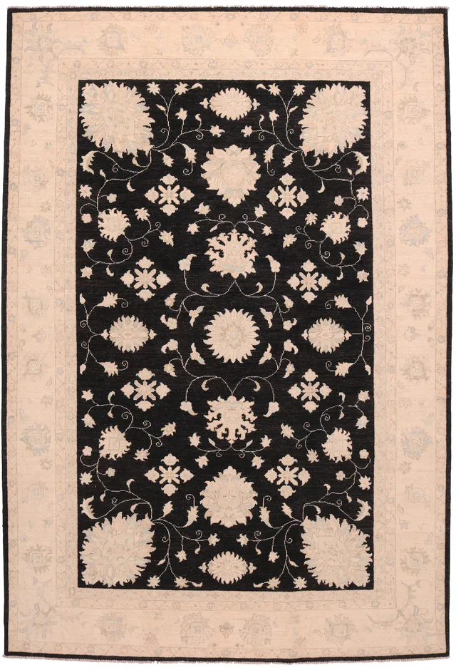 Garous / Ziegler Design Rug – Black, 298 × 200 cm