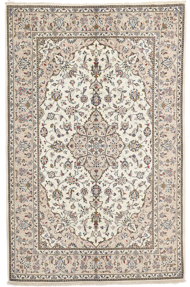 Persian Kashan / Keshan Rug in, 216 × 137 cm