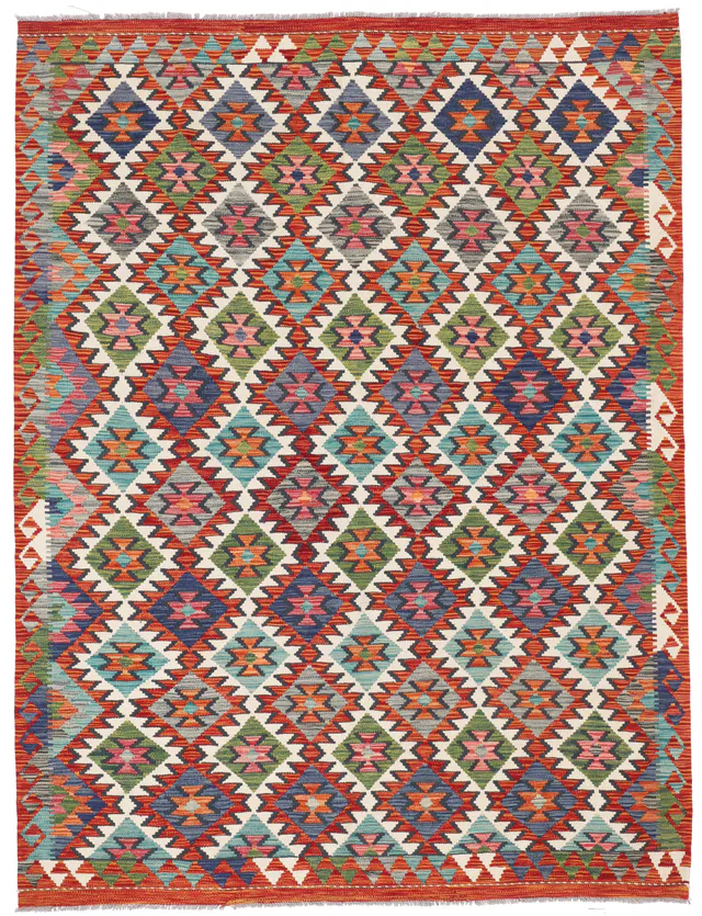 Shirvan kilim Rug Red, 240 × 181 cm